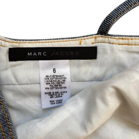 Marc Jacobs NWOT Sleeveless Denim Corset Dress Y2K Bodycon 6 - Picture 5 of 7